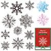 Craspire Snowflake Clear Stamps view 1