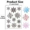 Craspire Snowflake Clear Stamps view 2