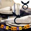Halloween Napkin Holder | Spider Napkin Ring | Spooky Acrylic Table Decoration view 3