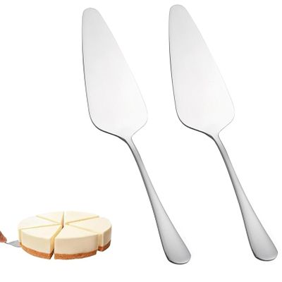 2-Piece Stainless Steel Cake Server Set