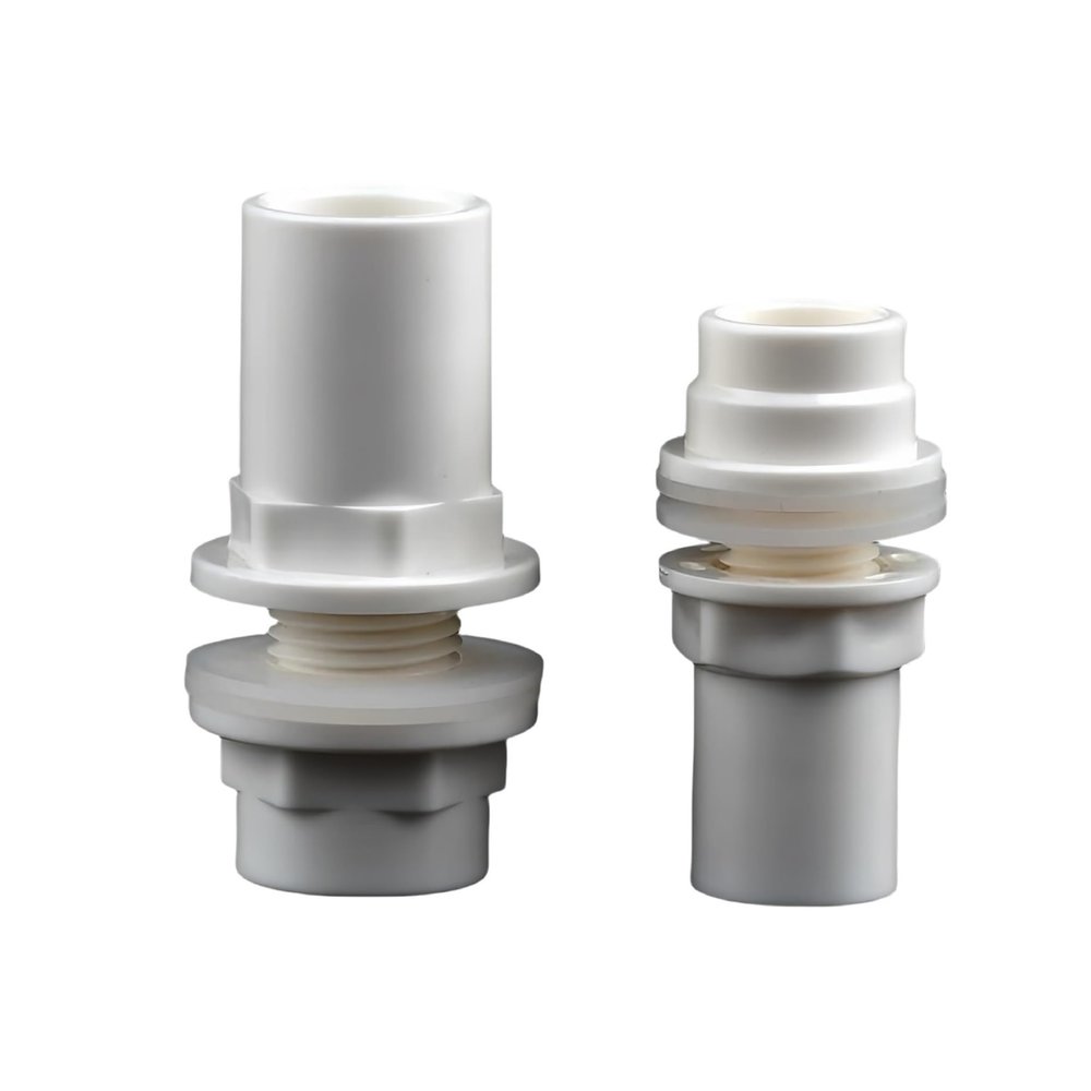 Generic 2050 mm PVC Pipe Thickening Connector, Fish Tank Drainage Connector, Garden Drain, UPVC Pipe Adapter, Water Supply Pipe Fittings (Y, 5 Pcs)