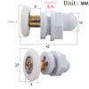 4-Piece Shower Door Roller/Pulley Set, 19/23/25/27/29 mm (23 mm) view 3