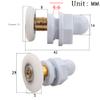 4-Piece Shower Door Roller/Pulley Set, 19/23/25/27/29 mm (23 mm) view 4