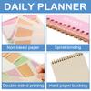 OFFCUP 2-Pack A5 To-Do List Planner, 21 x 14 cm Undated Daily Planner Notepad, 52 Sheets, Double-Sided Writing, Pink + Purple view 3