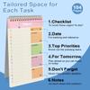 OFFCUP 2-Pack A5 To-Do List Planner, 21 x 14 cm Undated Daily Planner Notepad, 52 Sheets, Double-Sided Writing, Pink + Purple view 4