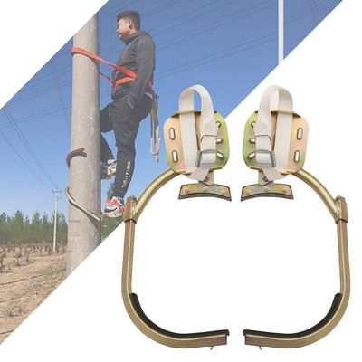 Adjustable Stainless Steel Climbing Spikes for Utility and Pole Climbing
