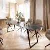 DELIFE Edge Dining Table, Laminam Noir Desir Brown Ceramic, 300 x 100 cm view 2