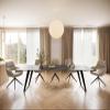 DELIFE Edge Dining Table, Laminam Noir Desir Brown Ceramic, 300 x 100 cm view 3
