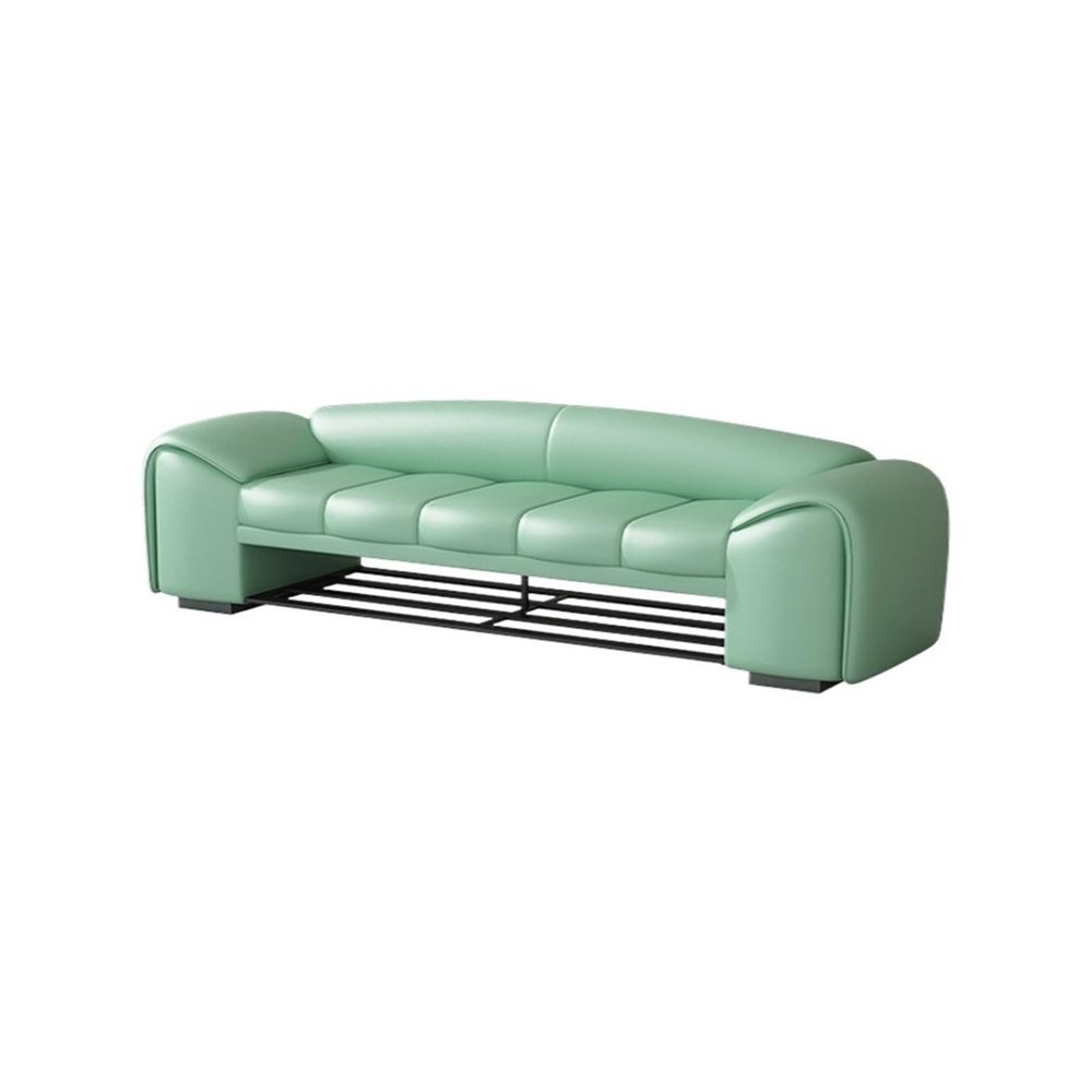 XUJUAN-0227 Bed-End Bench with Shoe Rack and Storage, Upholstered Entryway Bench, Green
