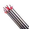12-Pack 27-Inch 350-Spine Carbon Arrows with Removable Tips view 2