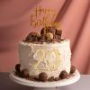 10-Piece 0-9 Gold Birthday Number Cake Toppers, Reusable view 4