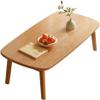 Portable Folding Floor Table, Japanese Chabudai for Small Spaces view 1