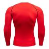 Foweknow Men's Quick-Dry Compression Sports Shirt, Long Sleeve view 3