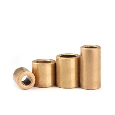 Aqxypas 1/2/5-Piece Oil-Free Self-Lubricating Composite Bearing, Copper Shaft Bushing, 12/13/14/16/18 mm Inner Diameter, Small Bushing (2 pcs, 16×22×28 mm)