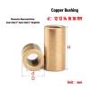 Aqxypas 1/2/5-Piece Oil-Free Self-Lubricating Composite Bearing, Copper Shaft Bushing, 12/13/14/16/18 mm Inner Diameter, Small Bushing (2 pcs, 16×22×28 mm) view 2