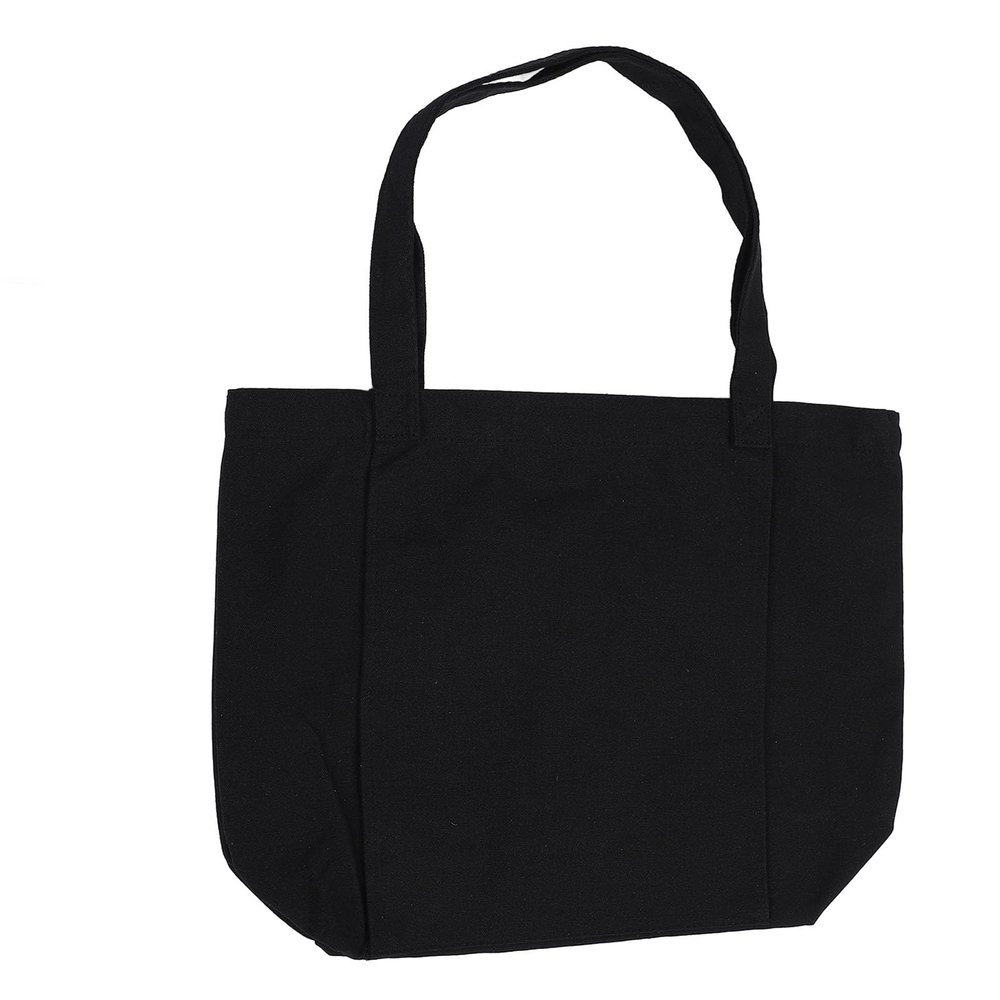 Depisuta Yoga Bag, Lightweight Canvas Fitness Bag with Large Capacity, Foldable Design for Travel, Beach, and Exercise (Black)