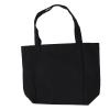 Depisuta Yoga Bag, Lightweight Canvas Fitness Bag with Large Capacity, Foldable Design for Travel, Beach, and Exercise (Black) view 3