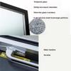 IBOWZ Roof Access Window, Basement Emergency Escape Hatch with Glass, Tempered Roof, Lockable Handle view 4