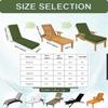 EXZFW Sun Lounger Cushion, Blue 15, 183 x 53 x 8 cm view 2