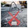 Generic Red Adjustable Lifting Clamps with Non-Slip Rubber Lining for Stone and Slabs (Opening Size: 1,327.6 in) view 1