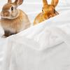 Homemissing Cute Rabbit Blanket 130 x 150 cm for Sofa, Couch or Bedroom view 3