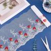 GORGECRAFT Red Strawberry Embroidered Lace Trim, 1.8 m x 20 cm view 3