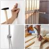 Five Golden Stainless Steel Flat-Head Nails for Wood, Multiple Sizes, 500 g (75 mm) view 4