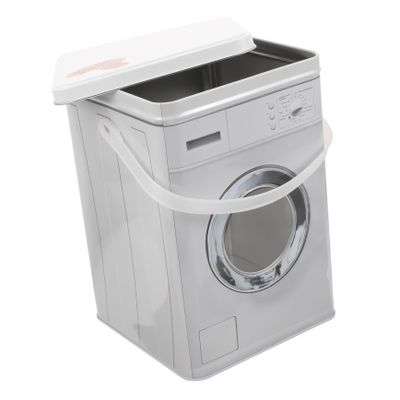 ABOOFAN Iron Washing Machine-Shaped Laundry Storage Box