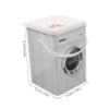 ABOOFAN Iron Washing Machine-Shaped Laundry Storage Box view 2