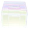 VERDANVERSE Photo Storage Organizer Box with Lid and Handle view 1