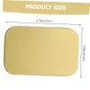 UTHCLO 6-Pack Small Rectangular Gold Tin Boxes with Lids view 1