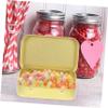 UTHCLO 6-Pack Small Rectangular Gold Tin Boxes with Lids view 2