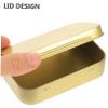 UTHCLO 6-Pack Small Rectangular Gold Tin Boxes with Lids view 3