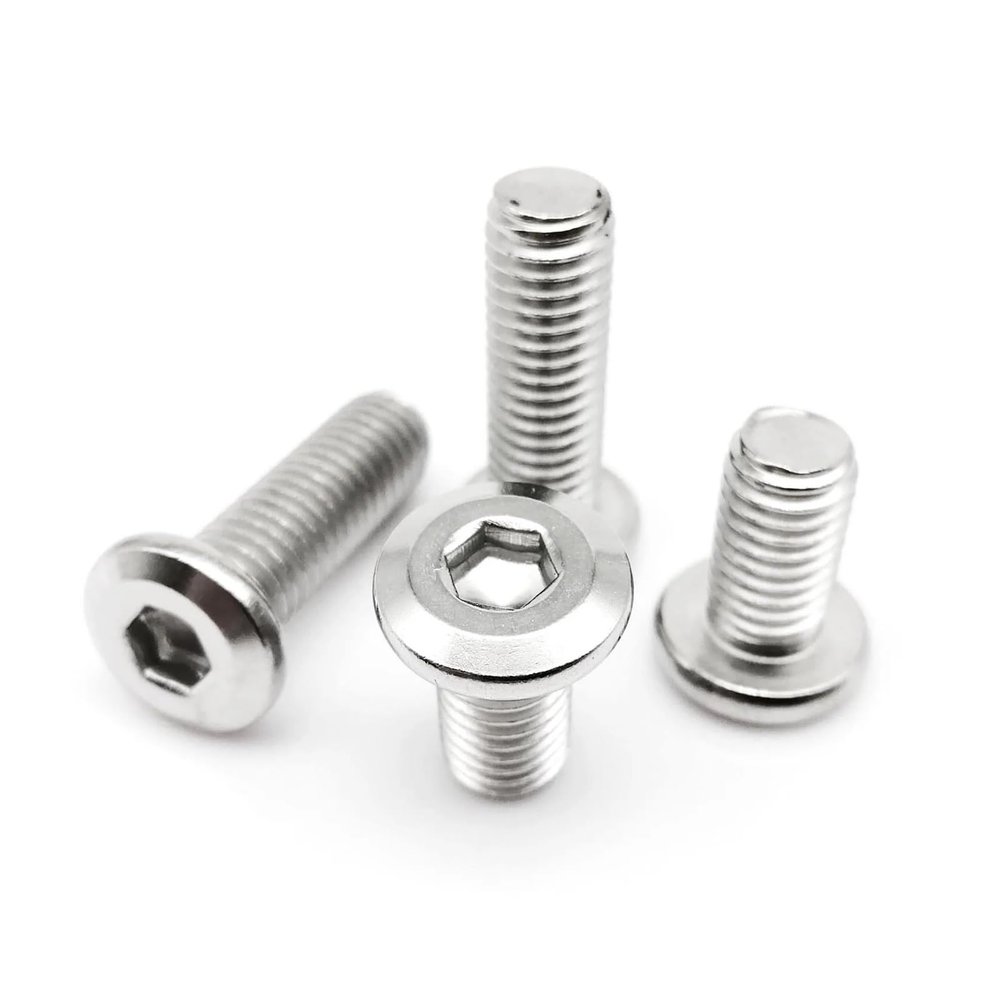 1,050-Piece M2–M8 A2-70 304 Stainless Steel Furniture Connector Screws | DIN 7991 | Hex Socket Flat-Head Machine Screws | 3–100 mm