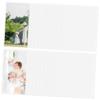 BESTYASH 50 Clear Document Sleeves with Punched Holes, Water-Resistant Plastic Sheets for Binders view 1