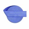 2/5/10 Yards 3/4" (20 mm) Solid Shiny Fold-Over Elastic Spandex Satin Band, Wisteria, 2 Yards view 1