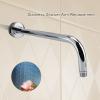 Fafeicy Extra-Long Shower Arm, 16-Inch Stainless Steel Rain Showerhead, Wall Mount with Flange, G1/2 Thread, Chrome Finish view 3