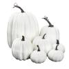 Artificial Pumpkins, 7-Piece Set for Harvest Decor and Table Centerpieces view 1