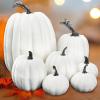 Artificial Pumpkins, 7-Piece Set for Harvest Decor and Table Centerpieces view 2