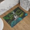 Isdreem Indoor Doormat, Non-Slip, Washable, Waterfall Nature Scene, 40 x 60 cm view 2