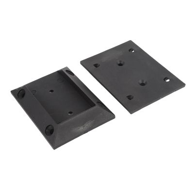 RhineCart Basics Nylon Deck Railing Brackets, 40-Piece