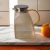 Glass Water Pitcher with Hammered Design, 1.5 L view 2