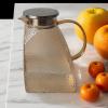 Glass Water Pitcher with Hammered Design, 1.5 L view 3