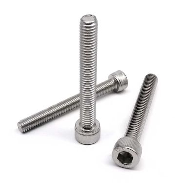 10-Piece M3 M4 M5 304 A2 Stainless Steel Hex Socket Cap Screws (45 mm, 10 pcs M3)