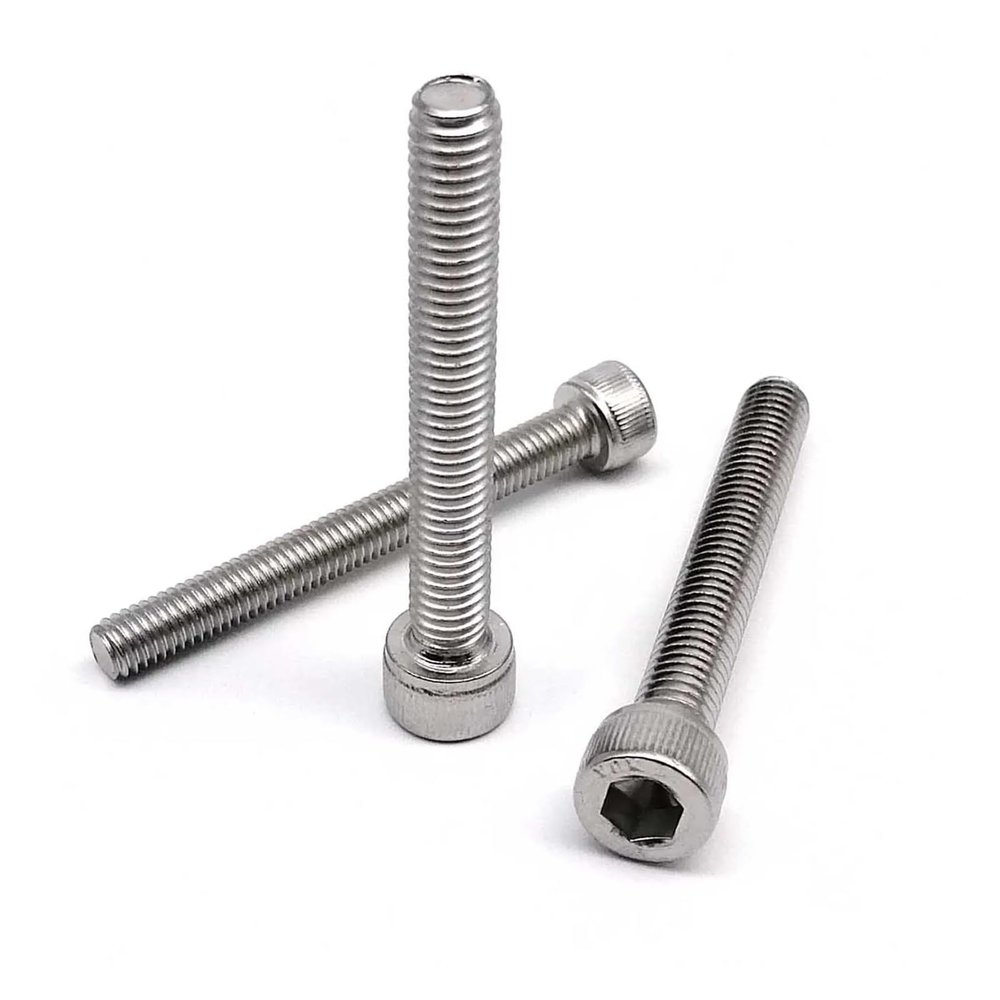 10-Piece M3 M4 M5 304 A2 Stainless Steel Hex Socket Cap Screws (45 mm, 10 pcs M3)