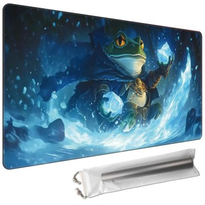 Cdkfxjy Fr MTG Playmat 69.8 x 39.9 cm, Mage Frog Ice