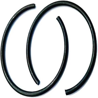 LYVQZPWLRS Steel Round-Wire Retaining Rings, 2-Piece, 5.0 mm Wire Diameter, Spring Steel (5 x 110 x 10)