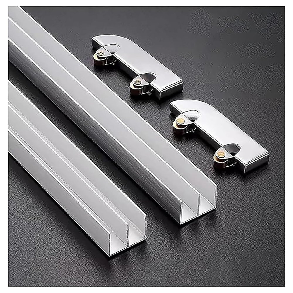 Glass Sliding Door Hardware Kit for 5 mm Panels