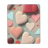 Yefan Love Pattern Mouse Pad with Non-Slip Rubber Base, 21.6 x 26.9 cm view 1