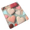 Yefan Love Pattern Mouse Pad with Non-Slip Rubber Base, 21.6 x 26.9 cm view 2